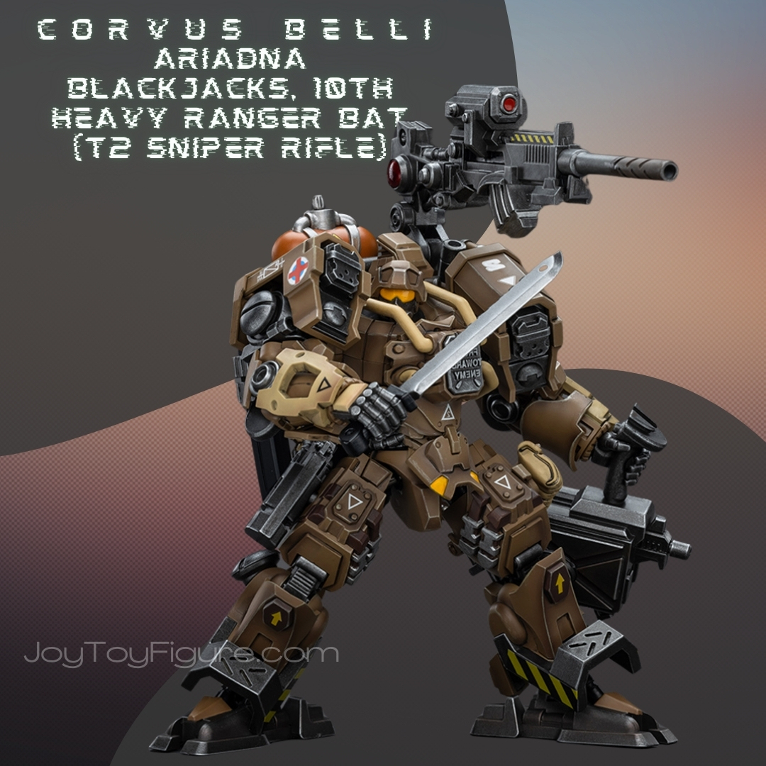 JOYTOY Infinity Corvus Belli Ariadna Blackjacks, 10th Heavy Ranger