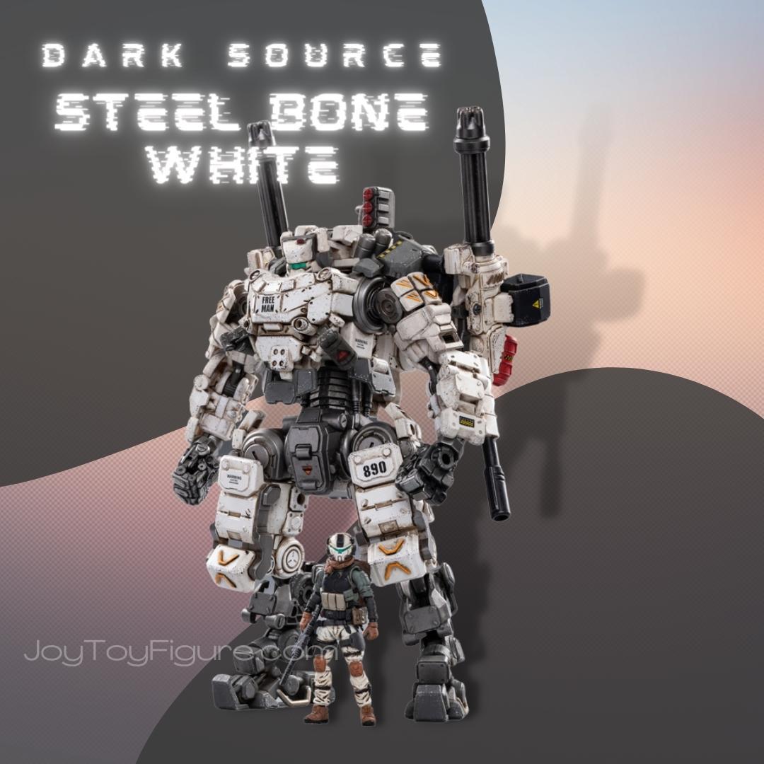 暗源 JOYTOY STEEL BONE フィギュア Amazon.com: JOYTOY 1/25 Action Figure Steel Bone Mecha Snow