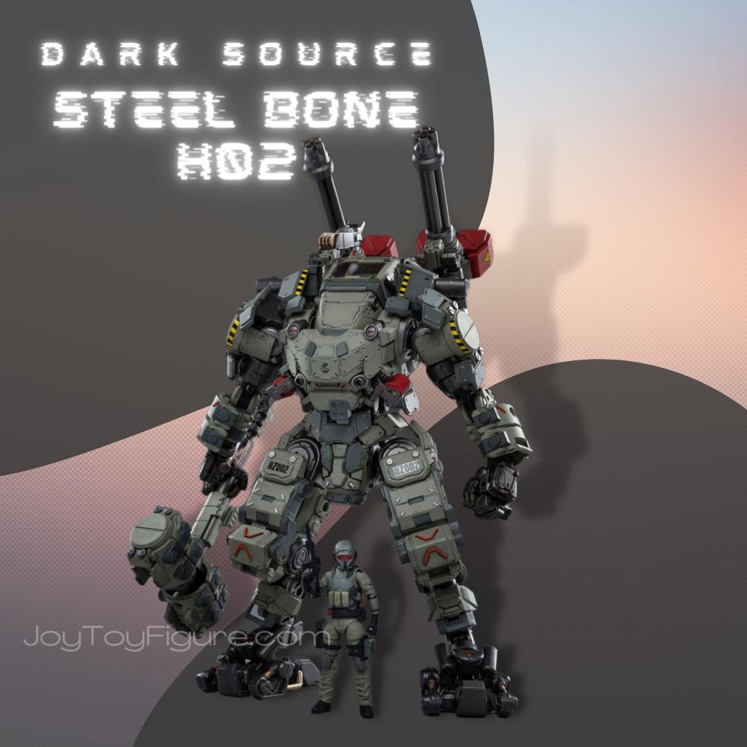 JoyToy Dark Source Steelbone Firepower Mecha H02 Grey-Green