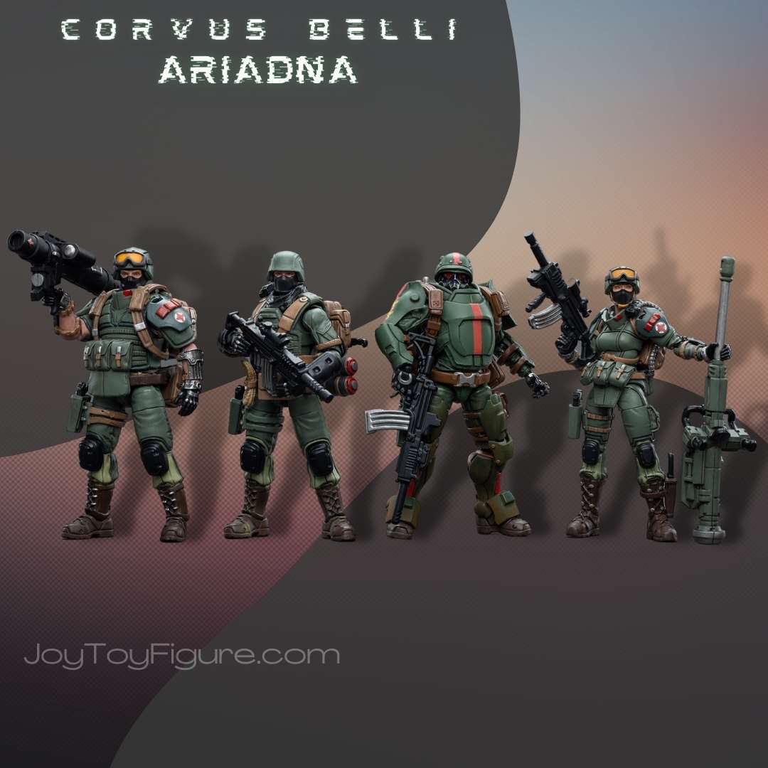 JoyToy Infinity Corvus Belli Ariadna Set of 4