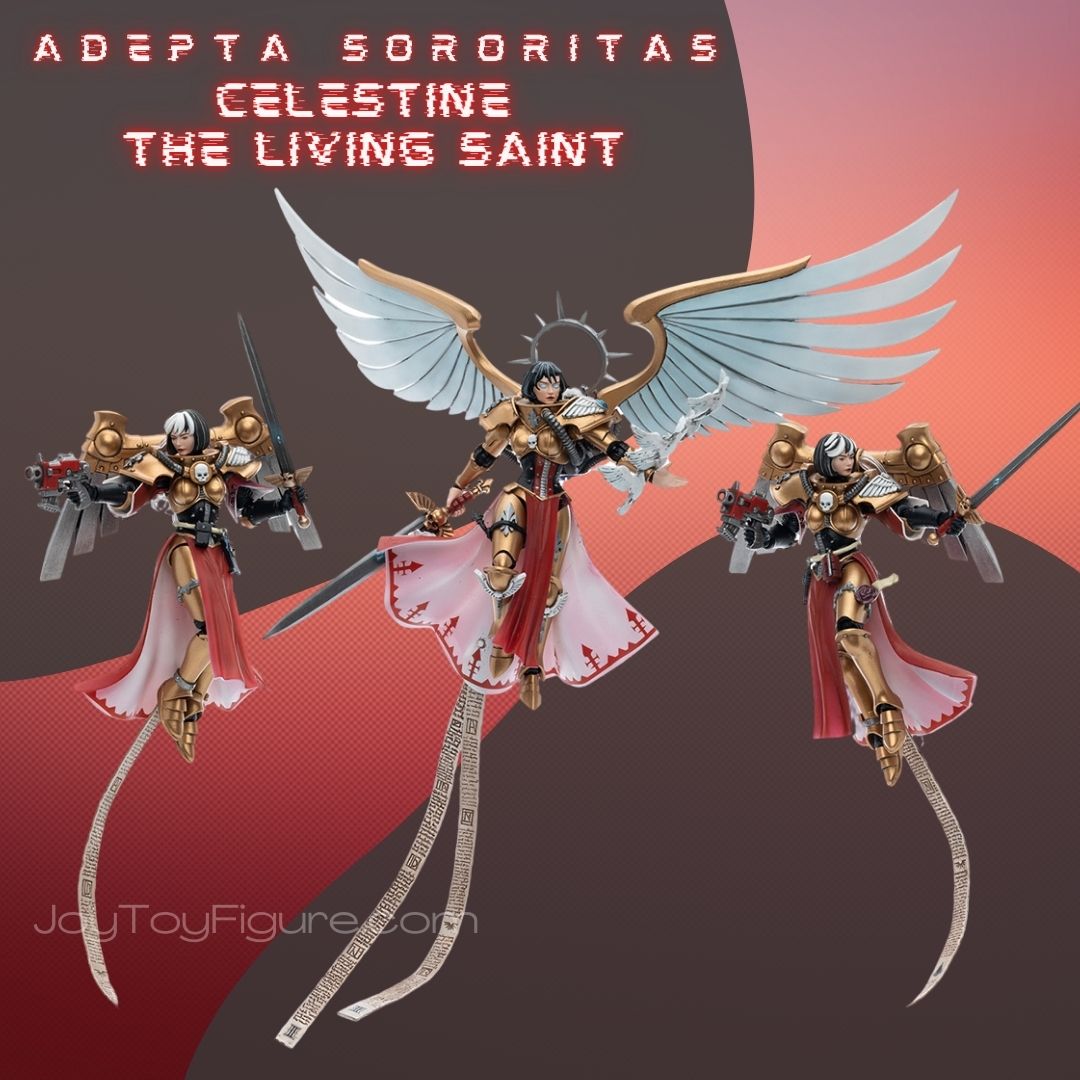 JoyToy WH40K Adepta Sororitas Celestine The Living Saint Set of 3