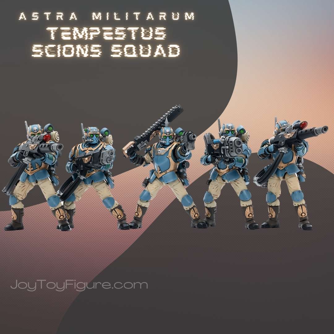 JoyToy WH40K Astra Militarum Tempestus Scions Squad Set of 5