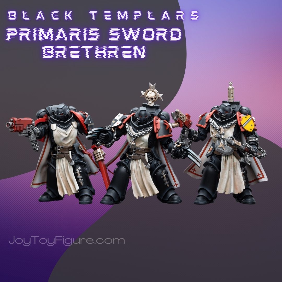 JoyToy WH40K Black Templars Primaris Sword Brethren Set