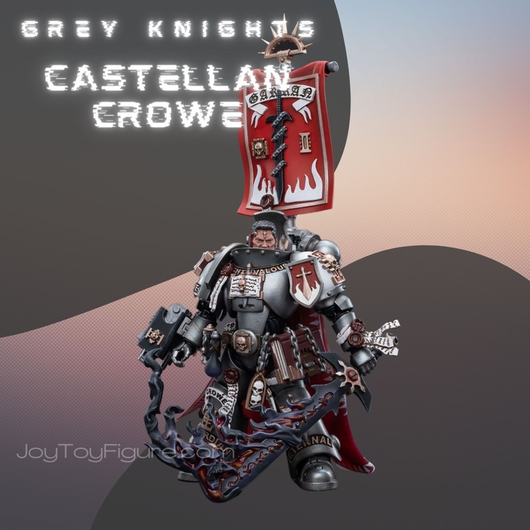 JoyToy WH40K Space Marine Grey Knights Castellan Crowe
