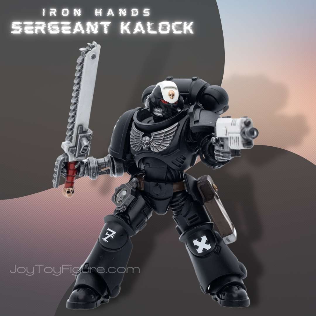 JoyToy WH40K Iron Hands Assault Intercessors Sergeant Kalock