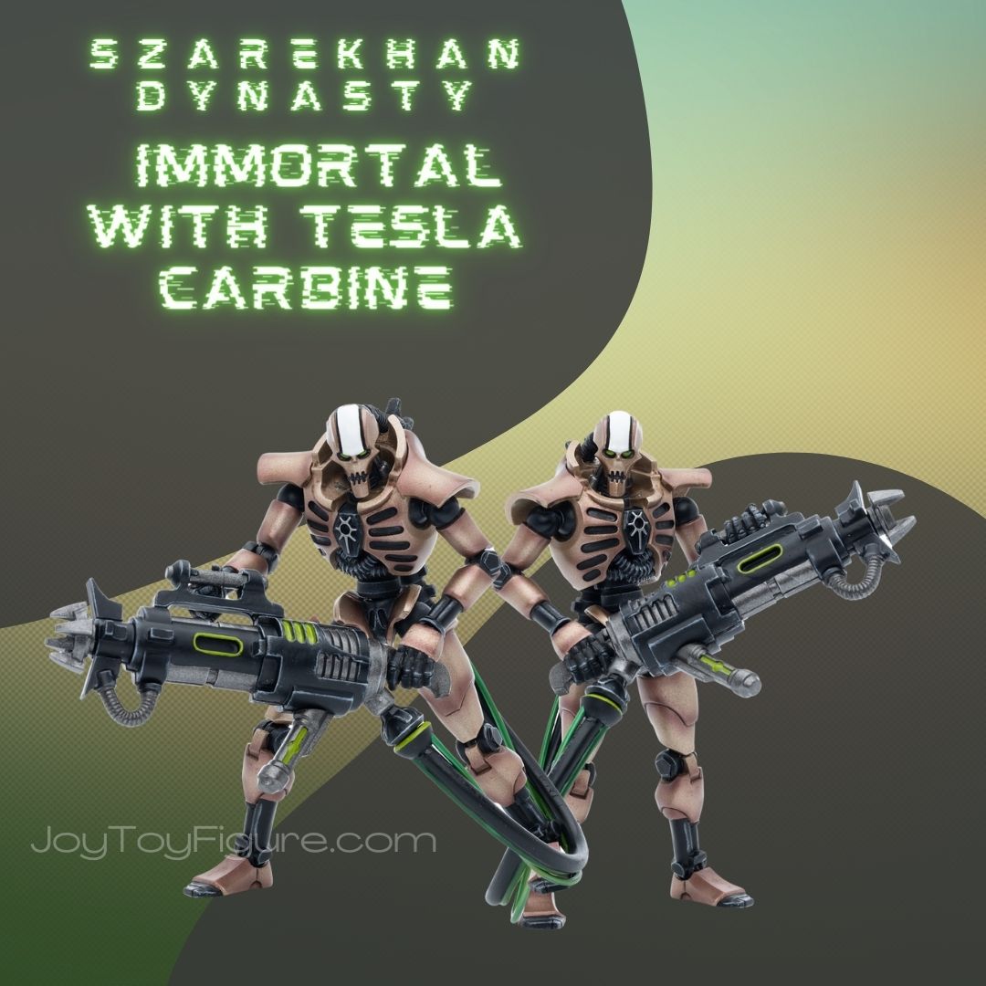 JoyToy WH40K Necrons Szarekhan Dynasty lmmortal with Tesla Carbine
