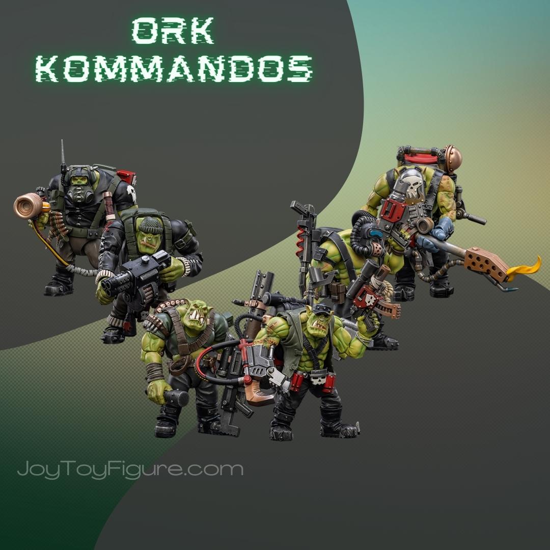 JoyToy WH40K Ork Kommandos Set of 6 – Joytoy Figure - JOYTOY
