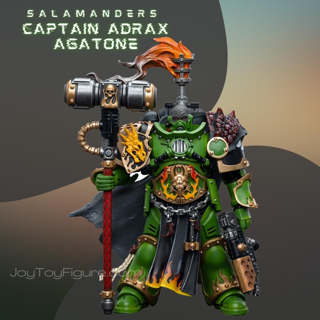 JoyToy WH40K Salamanders Captain Adrax Agatone