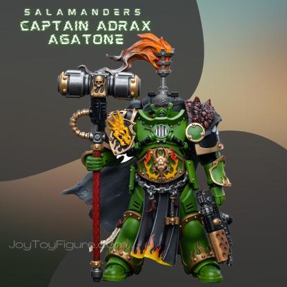 JoyToy WH40K Salamanders Captain Adrax Agatone
