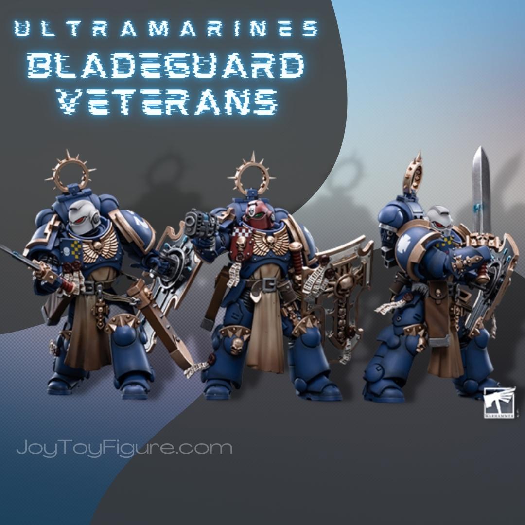 Joytoy Warhammer Bladeguard 3人セット JoyToy WH40K Space Marines Ultramarines Bladeguard Veterans