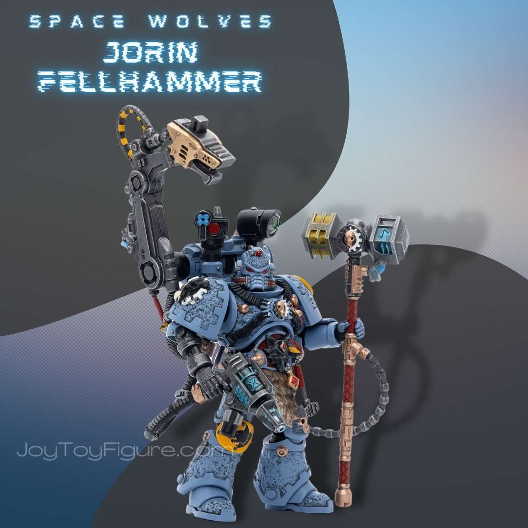 JoyToy WH40K Space Wolves Iron Priest Jorin Fellhammer