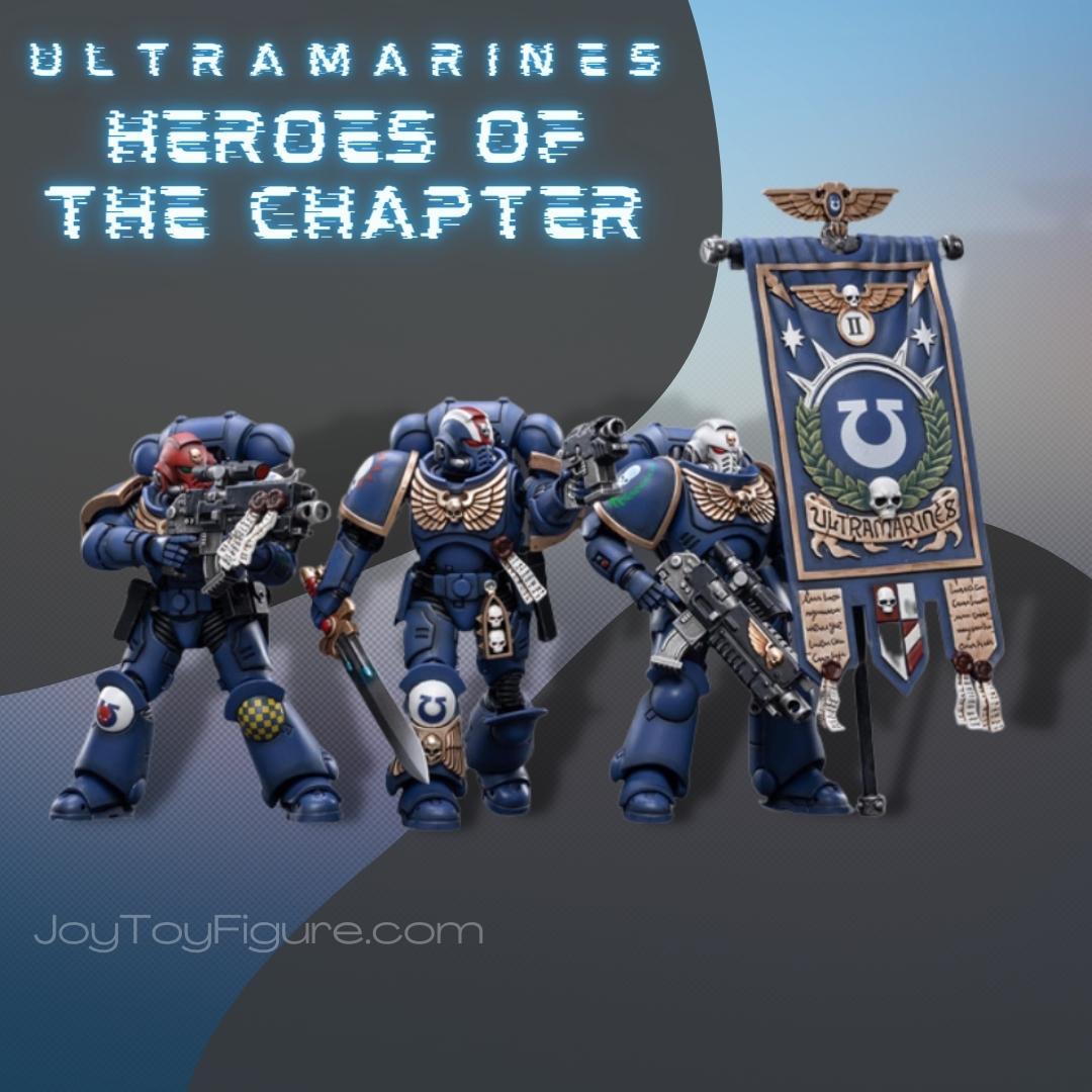 JoyToy WH40K Ultramarines Heroes Of The Chapter Set