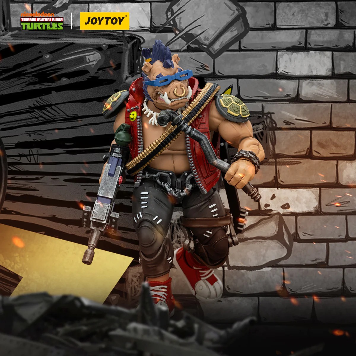 JoyToy TMNT- Beebop Figure – Joytoy Figure - JOYTOY Action Figures