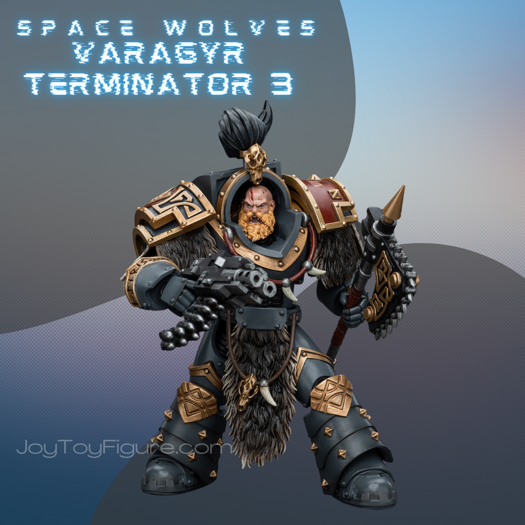 JoyToy WH40K Space Wolves Varagyr Wolf Guard Squad – Joytoy Figure