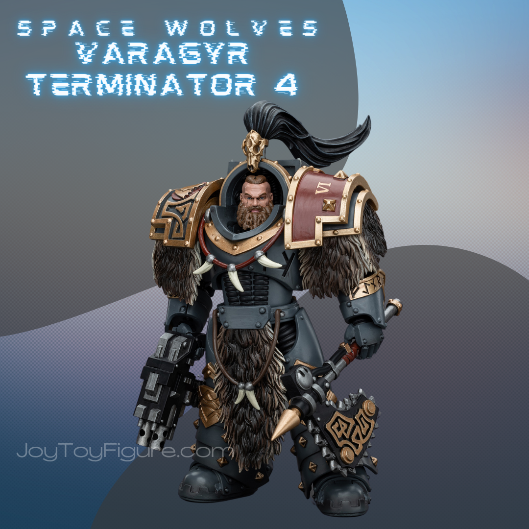 JoyToy WH40K Space Wolves Varagyr Wolf Guard Squad