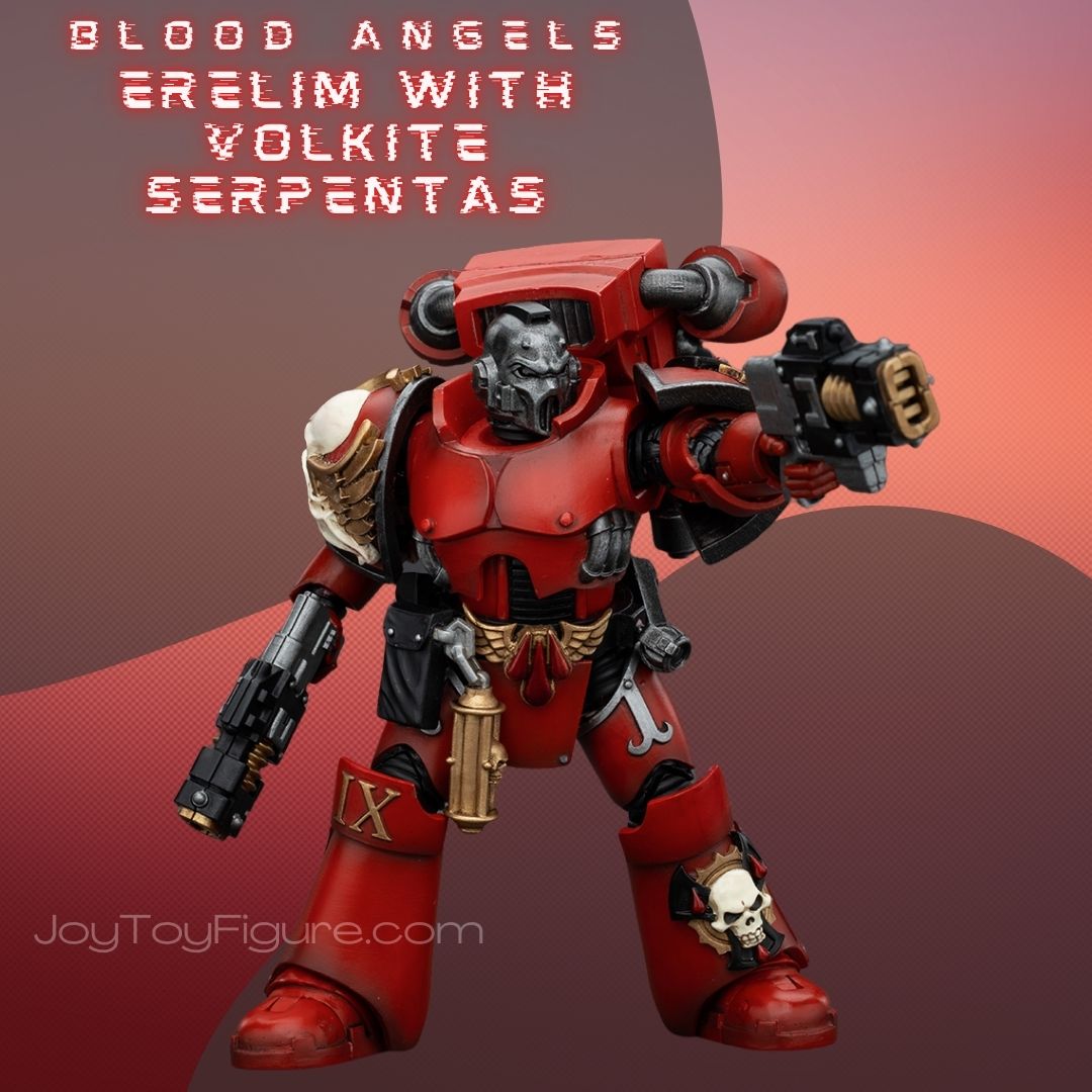 JoyToy WH40K Blood Angels Angel's Tears Squad Erelim with Volkite Serpentas