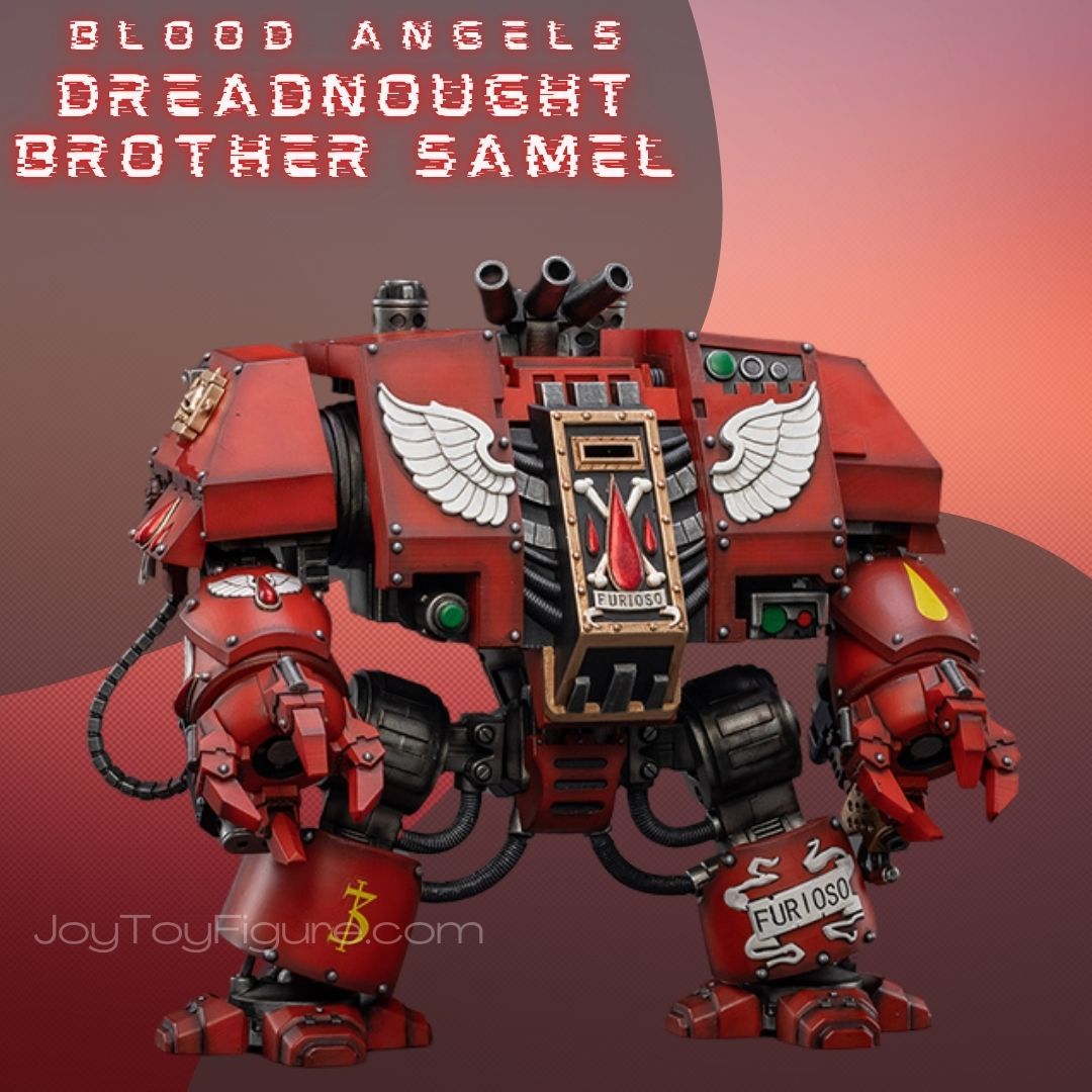 JoyToy WH40K Blood Angels Furioso Dreadnought Brother Samel