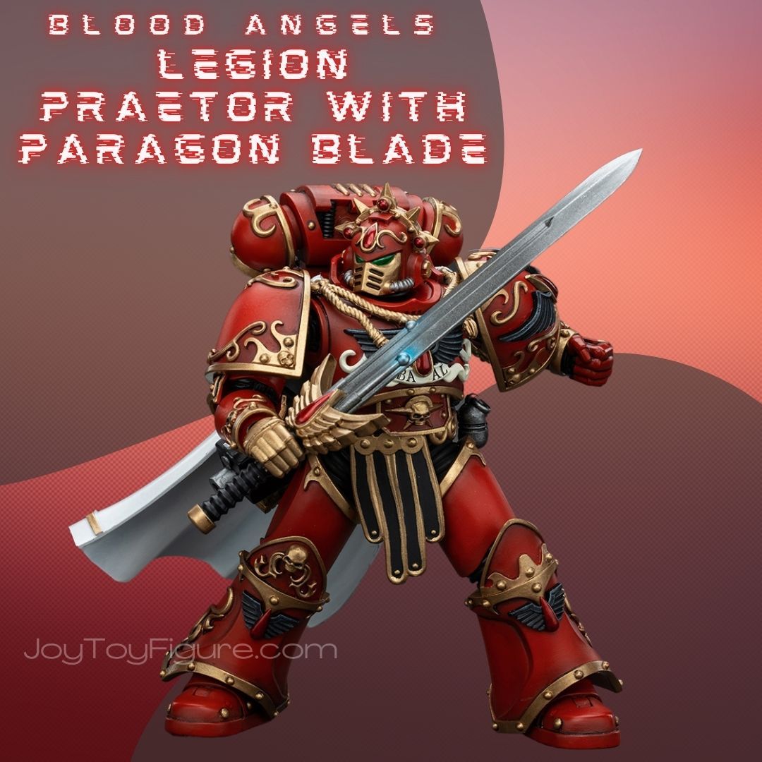 JoyToy WH40K Blood Angels Legion Praetor with Paragon Blade