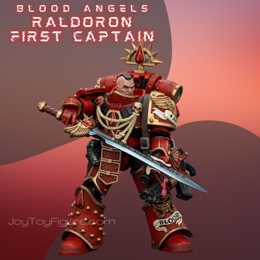JoyToy WH40K Blood Angels Raldoron First Captain of the Blood Angels