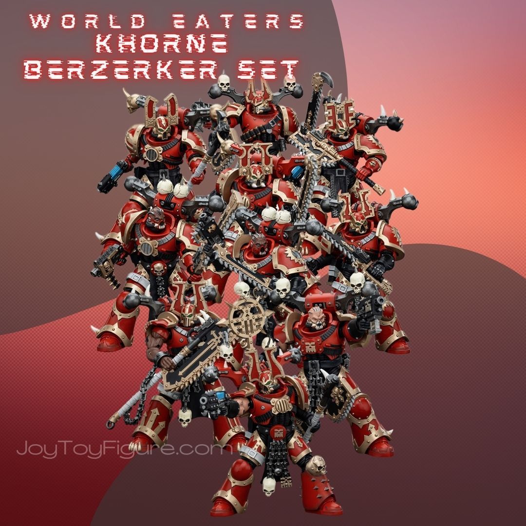 JoyToy WH40K World Eaters Khorne Berzerker Set