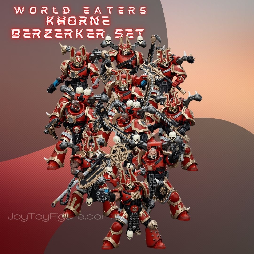 JoyToy WH40K World Eaters Khorne Berzerker Set