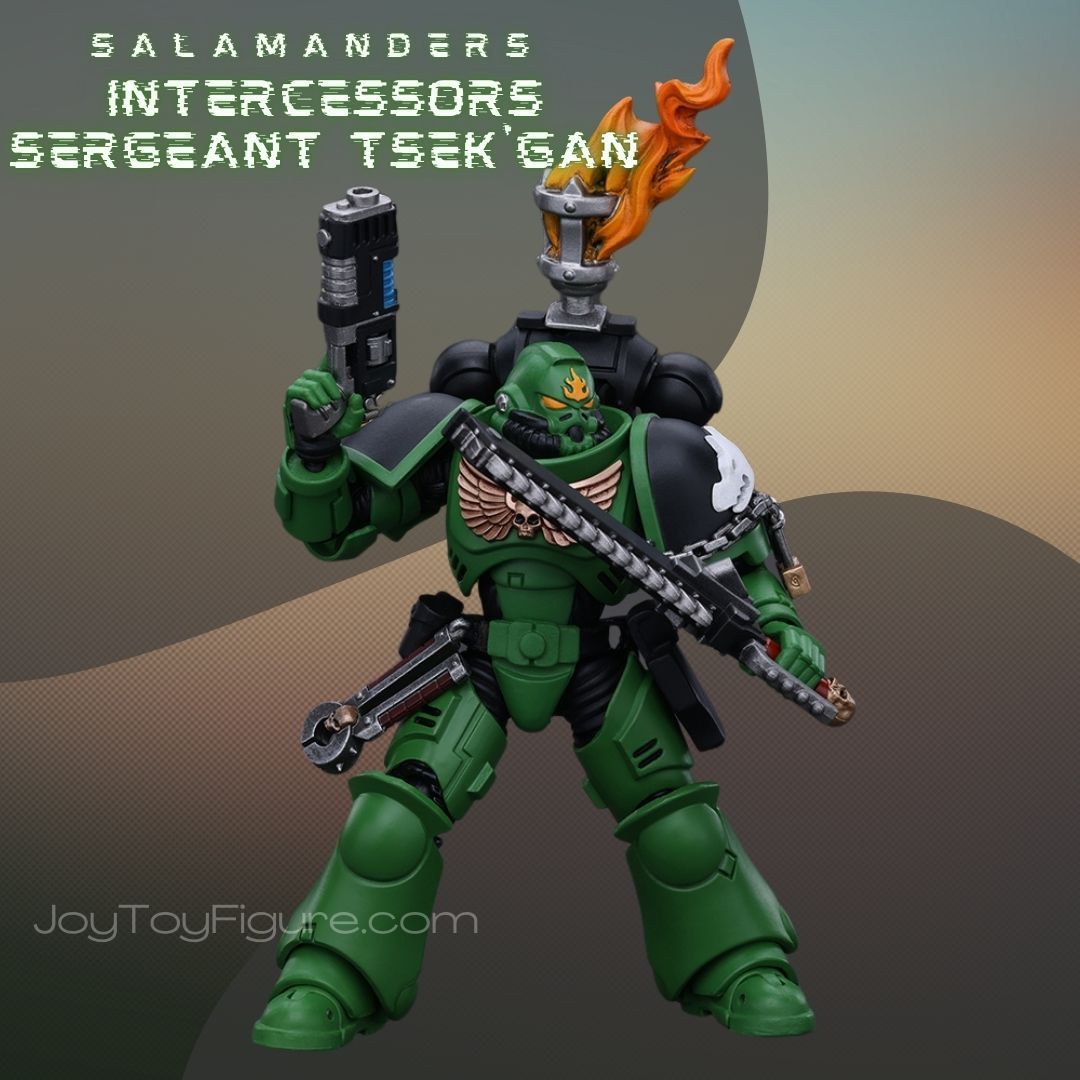 JoyToy WH40K Salamanders Intercessors Sergeant Tsek'gan