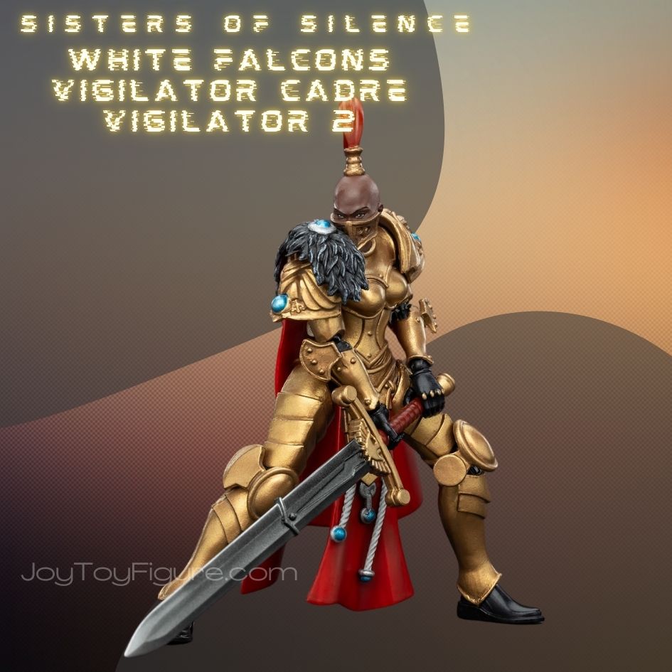 JoyToy WH40K Sisters of Silence White Falcons Vigilator Cadre