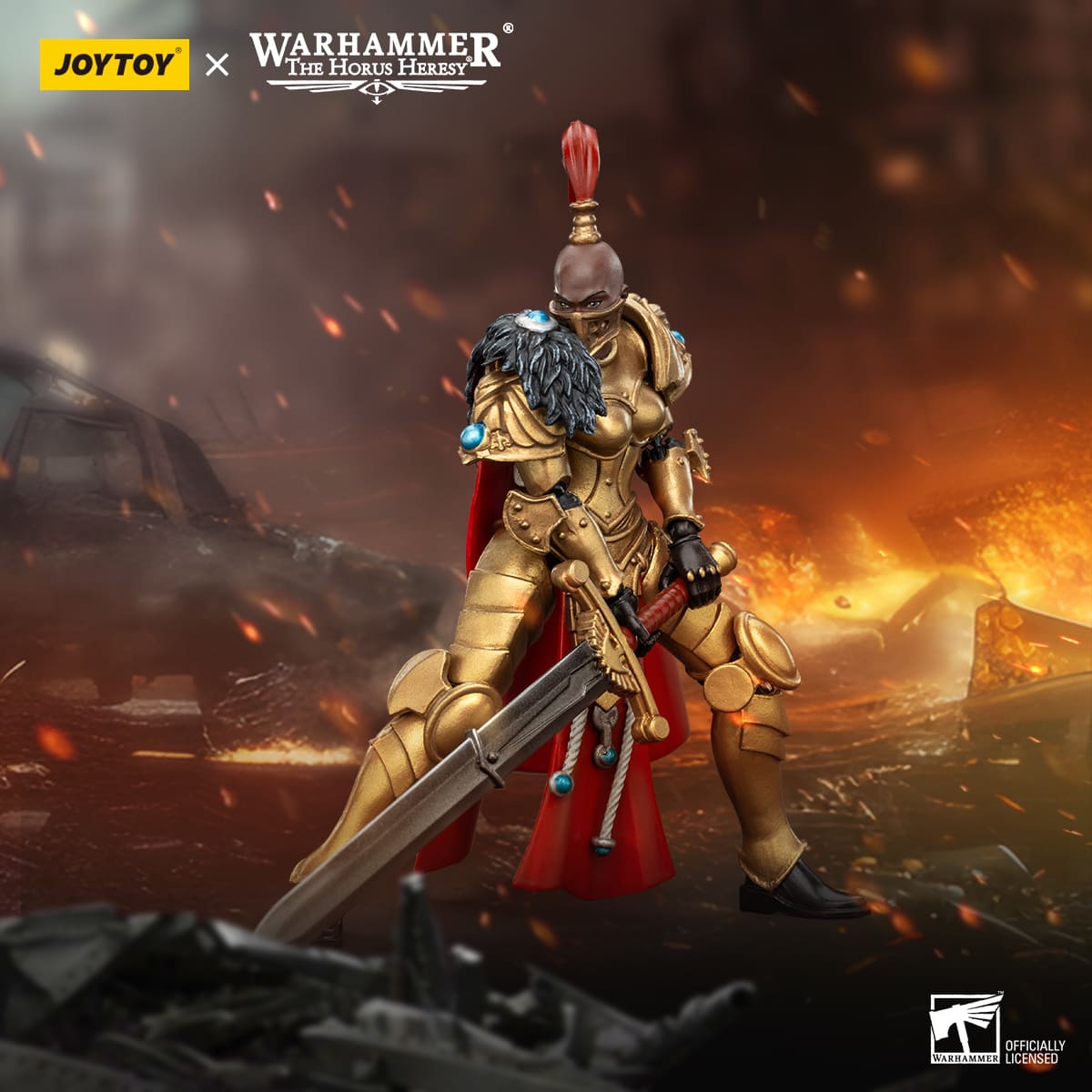 JoyToy WH40K Sisters of Silence White Falcons Vigilator Cadre