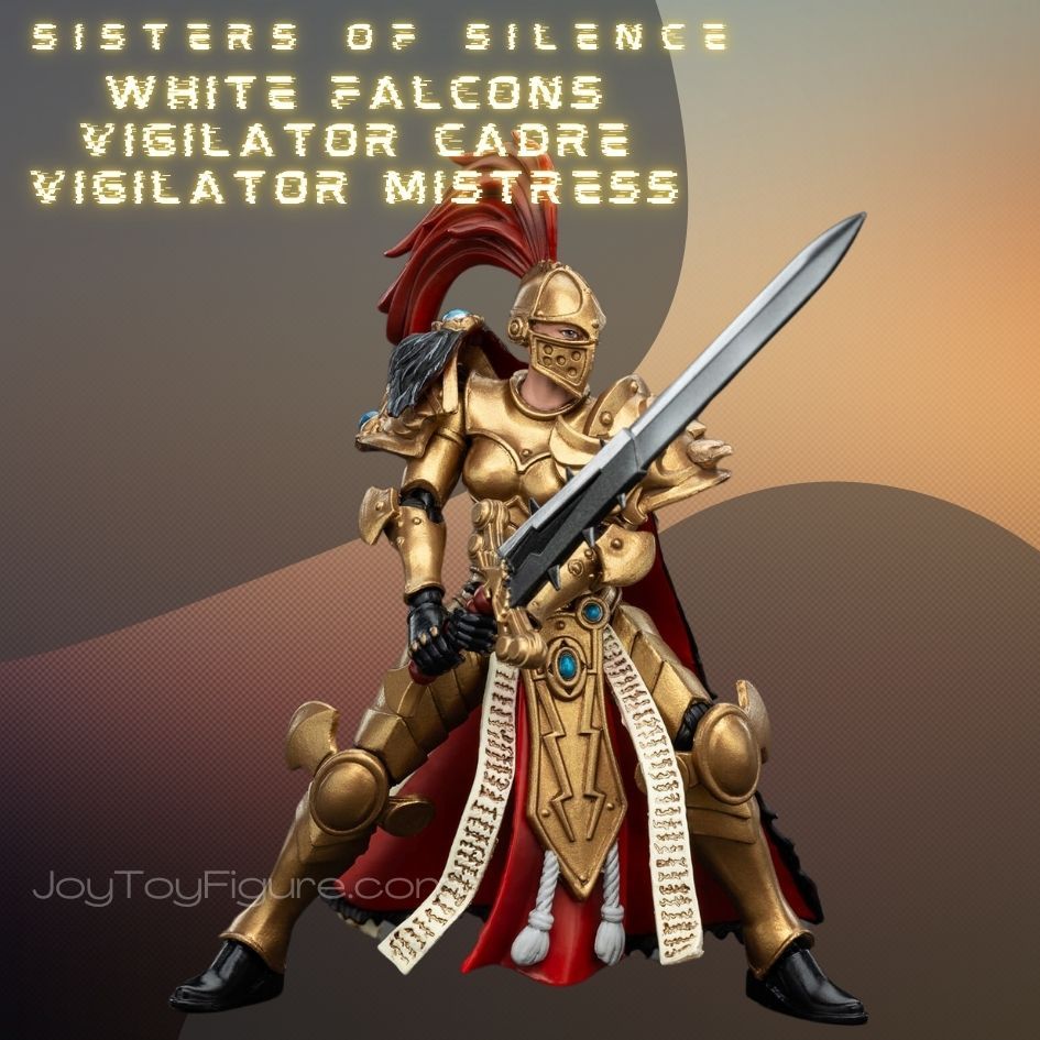 JoyToy WH40K Sisters of Silence White Falcons Vigilator Cadre