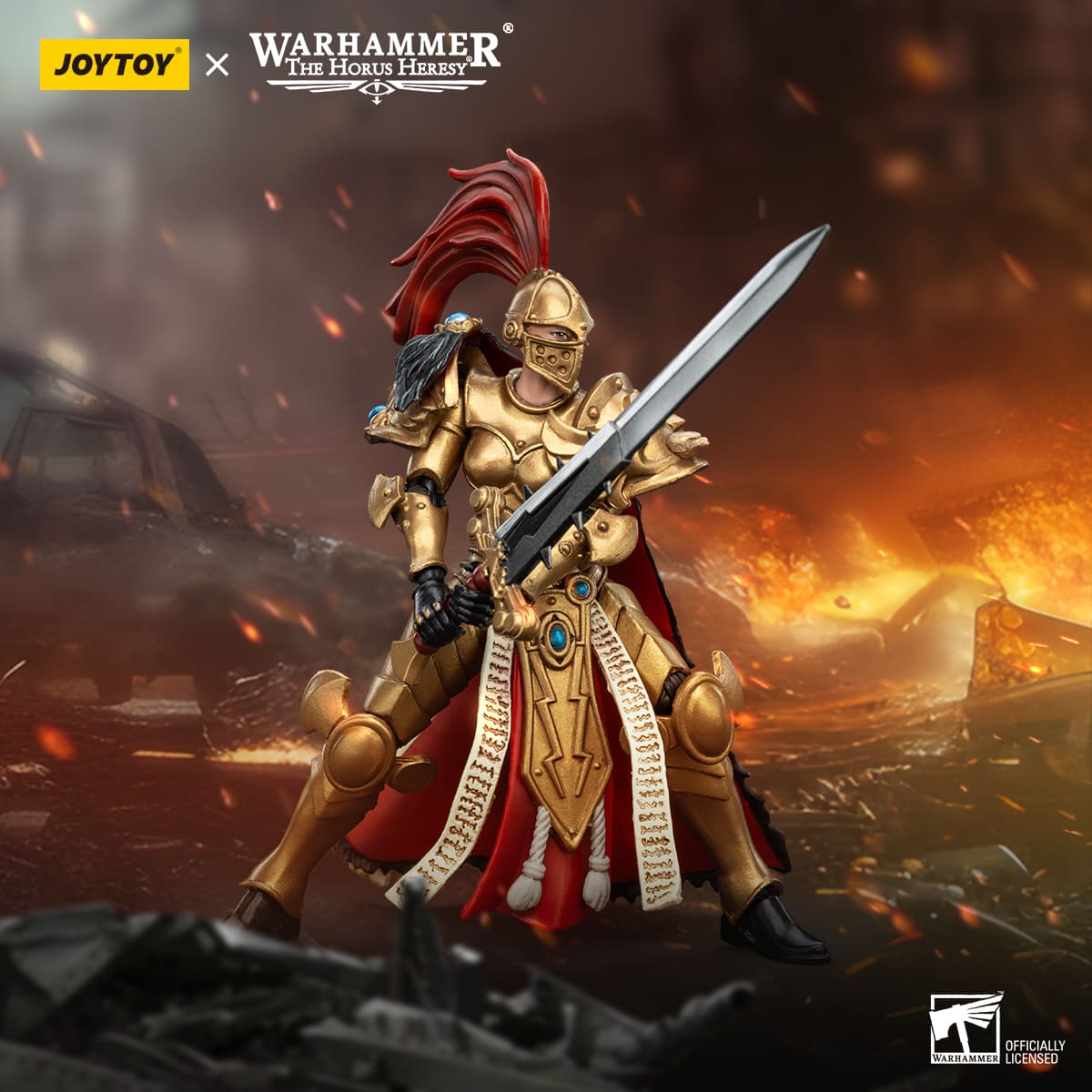 JoyToy WH40K Sisters of Silence White Falcons Vigilator Cadre