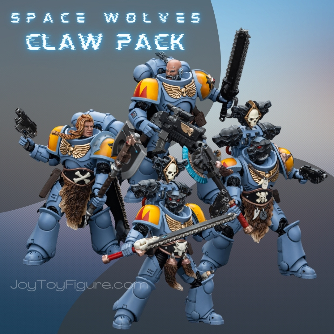 SF・ファンタジー・ホラー Joytoy Warhammer Space Wolves Squad JoyToy-WH40K-Space-Wolves-Claw