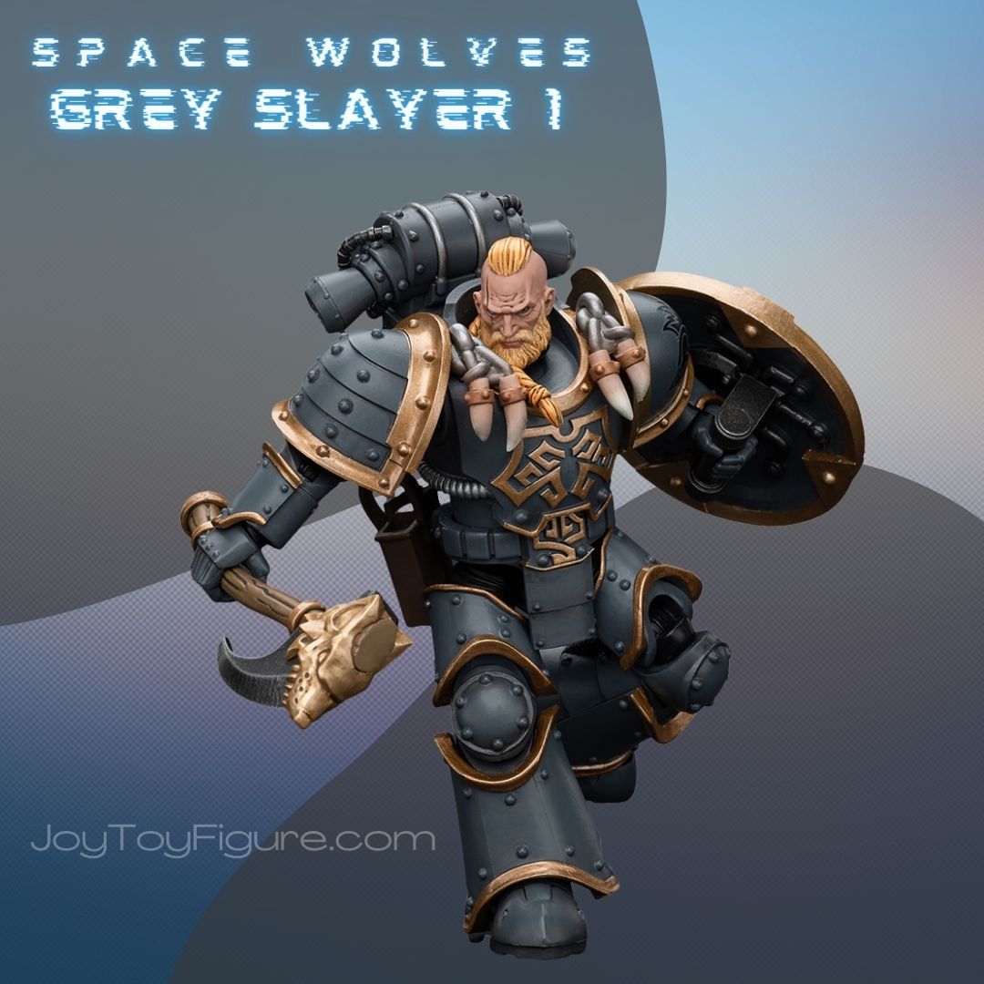 JoyToy WH40K Space Wolves Grey Slayer Pack