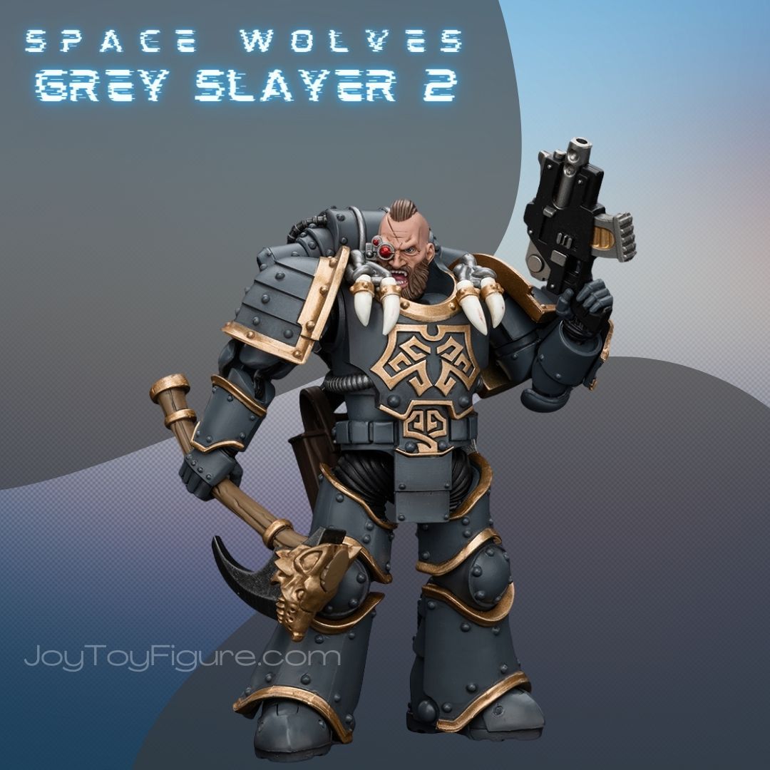 SF・ファンタジー・ホラー Joytoy Warhammer Space Wolves Squad JoyToy Warhammer Space Wolves Varagyr Wolf Guard Squad