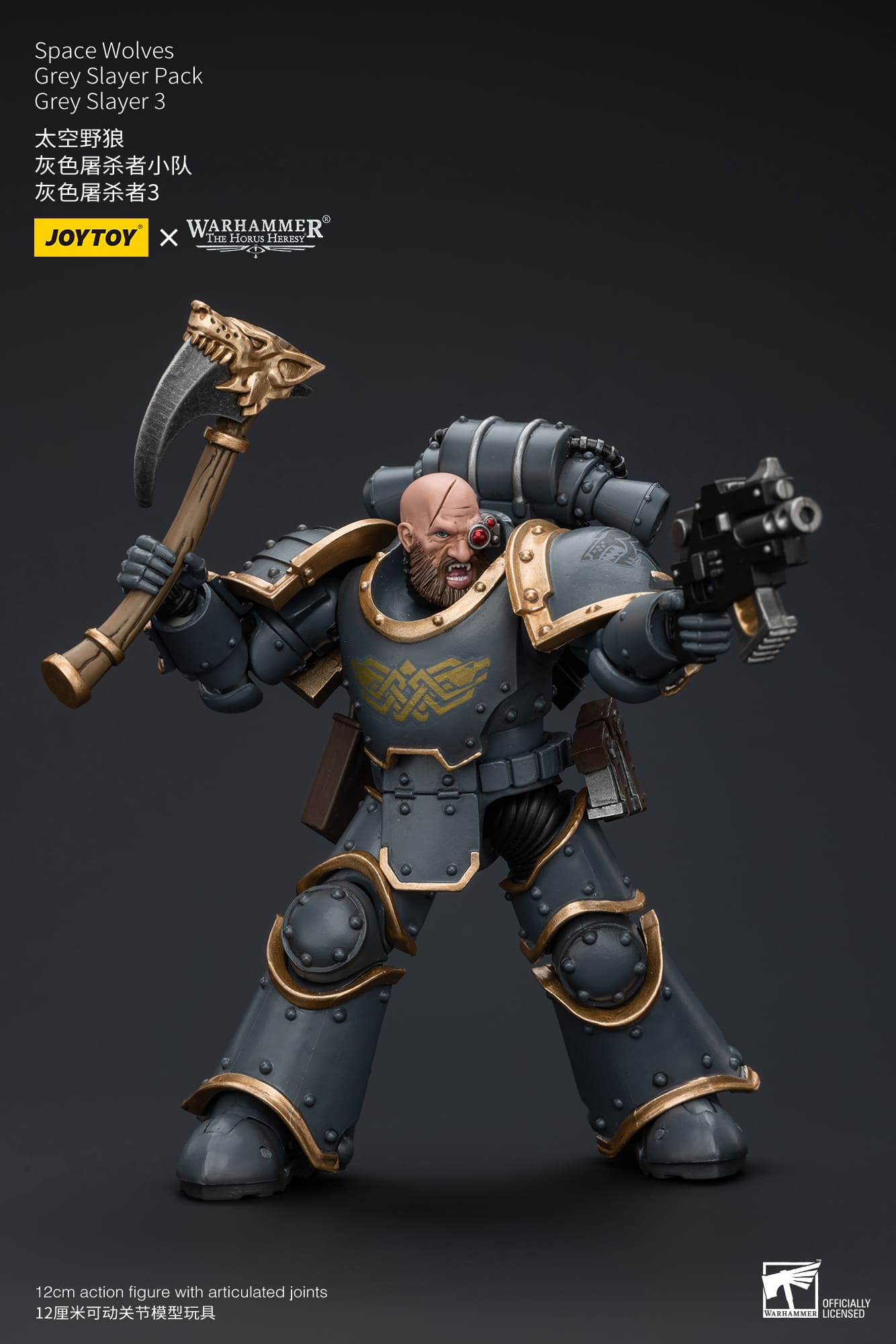 JoyToy WH40K Space Wolves Grey Slayer Pack Grey Slayer 3 – Joytoy