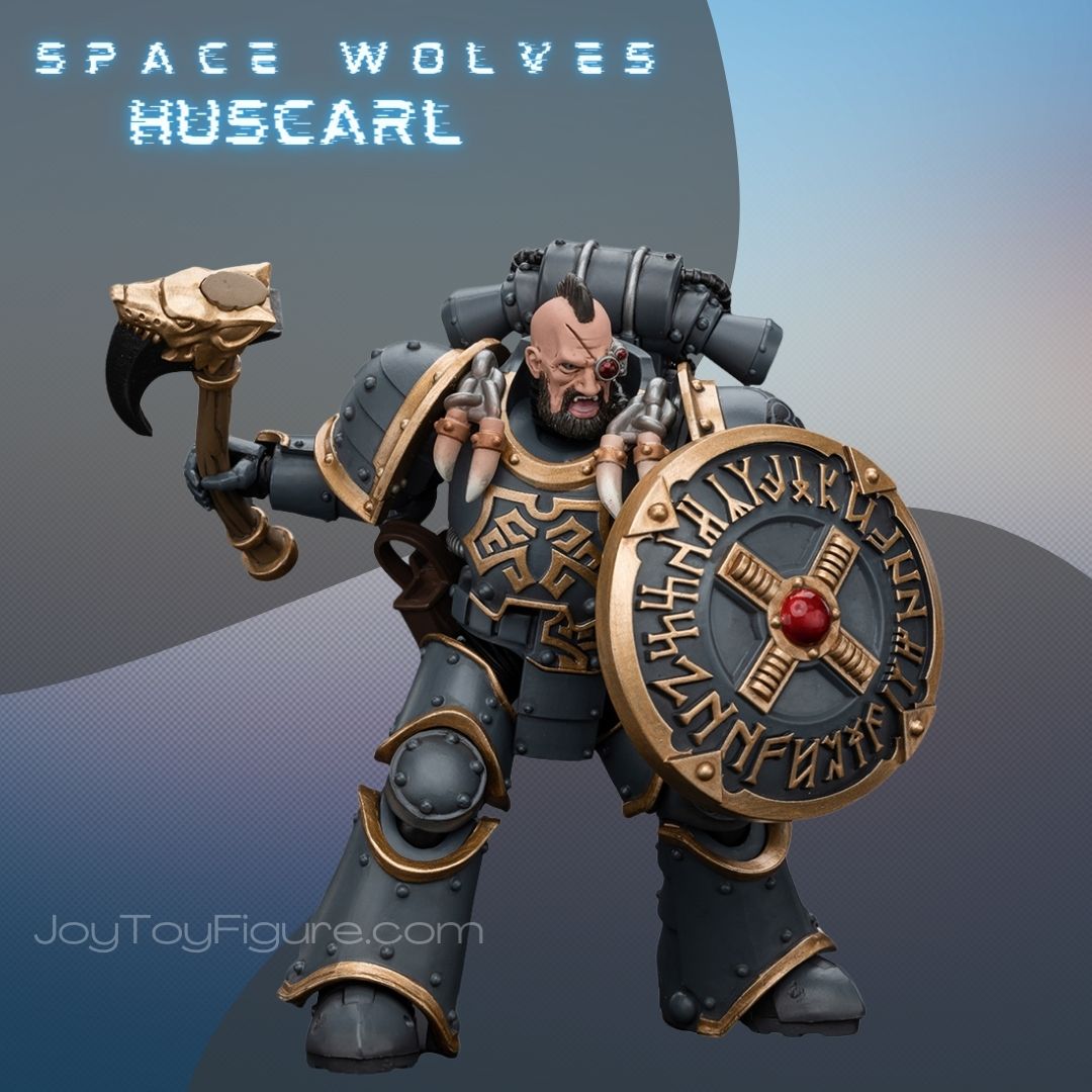 JoyToy WH40K Space Wolves Grey Slayer Pack Huscarl