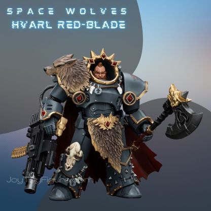JoyToy WH40K Space Wolves Hvarl Red-Blade – Joytoy Figure - JOYTOY