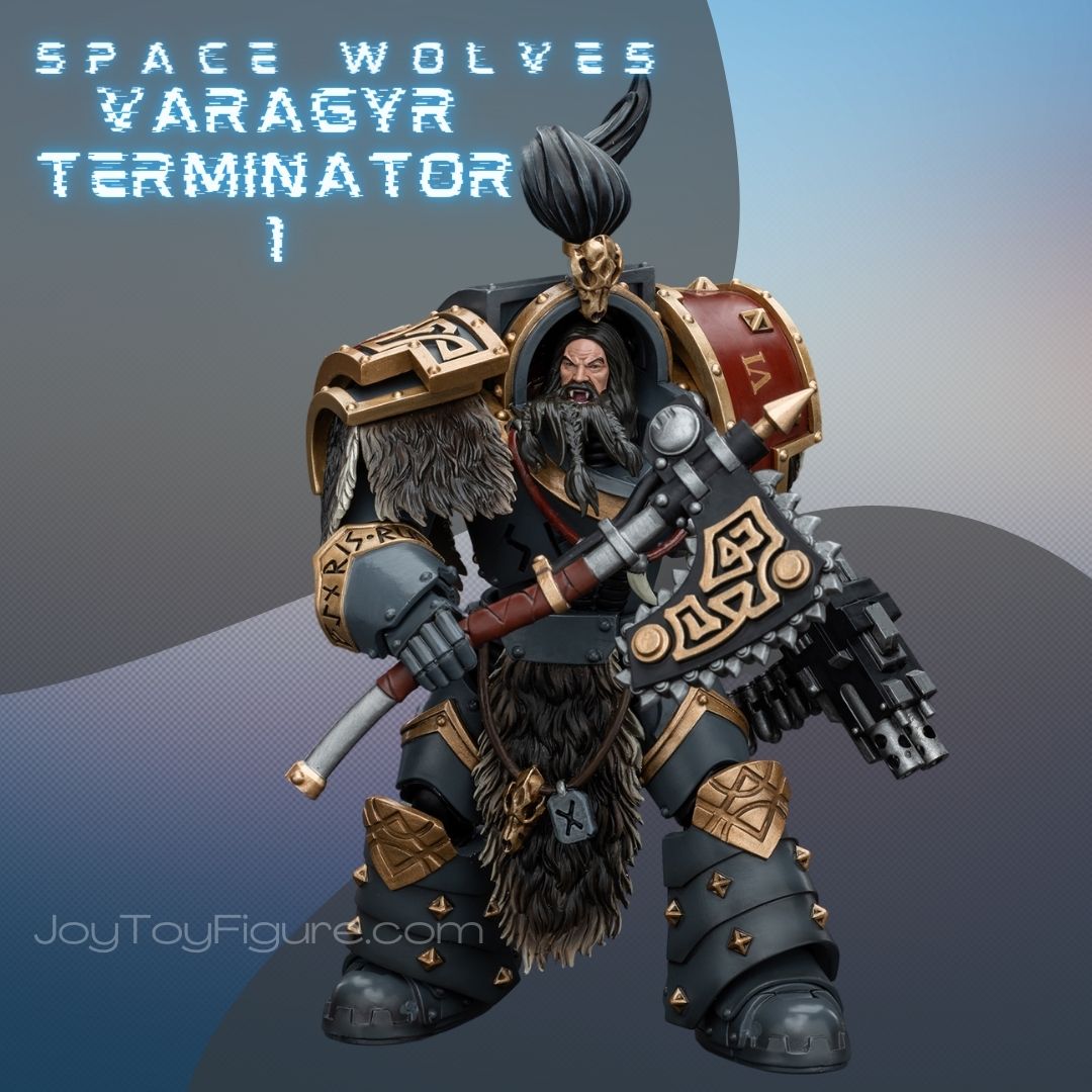 JoyToy WH40K Space Wolves Varagyr Wolf Guard Squad Varagyr Terminator 1