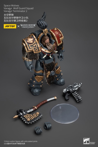 JoyToy WH40K Space Wolves Varagyr Wolf Guard Squad
