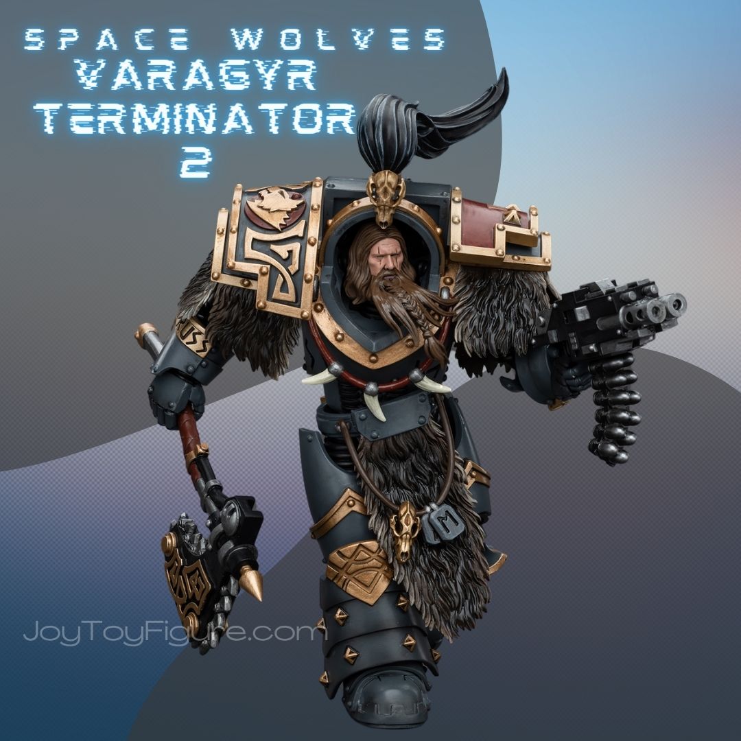 JoyToy WH40K Space Wolves Varagyr Wolf Guard Squad