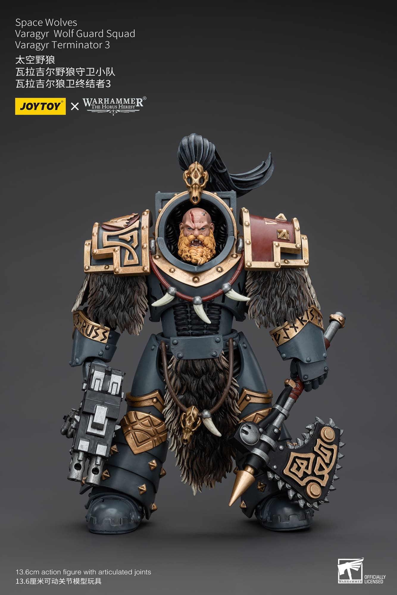 JoyToy WH40K Space Wolves Varagyr Wolf Guard Squad