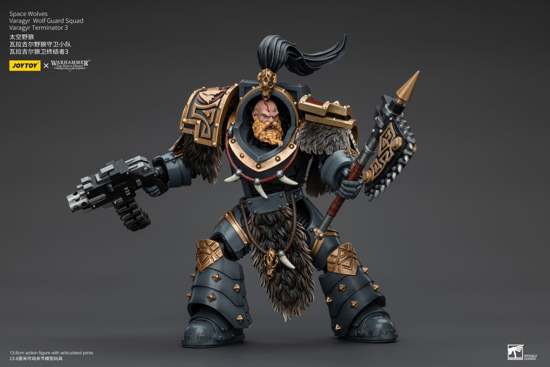 JoyToy WH40K Space Wolves Varagyr Wolf Guard Squad Varagyr Terminator 3