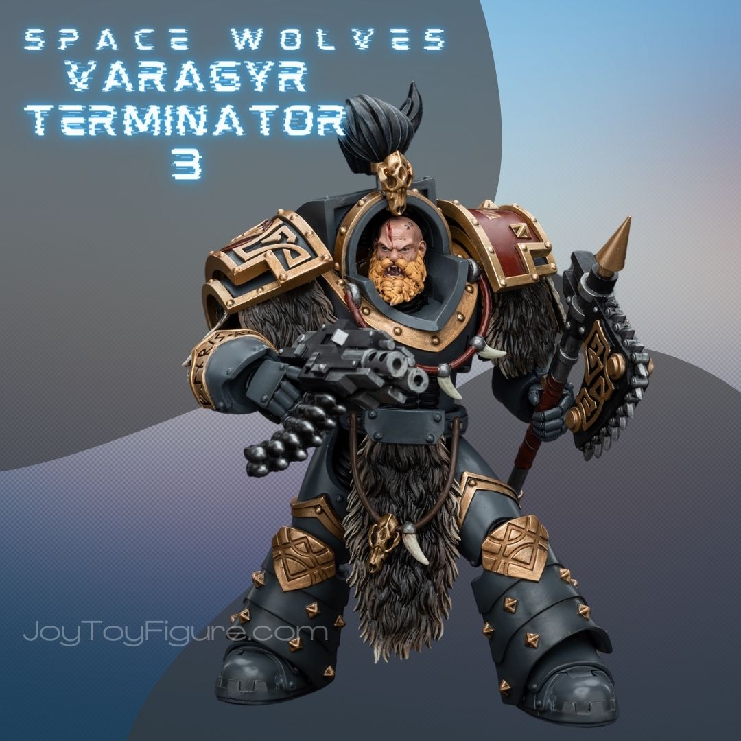 JoyToy WH40K Space Wolves Varagyr Wolf Guard Squad