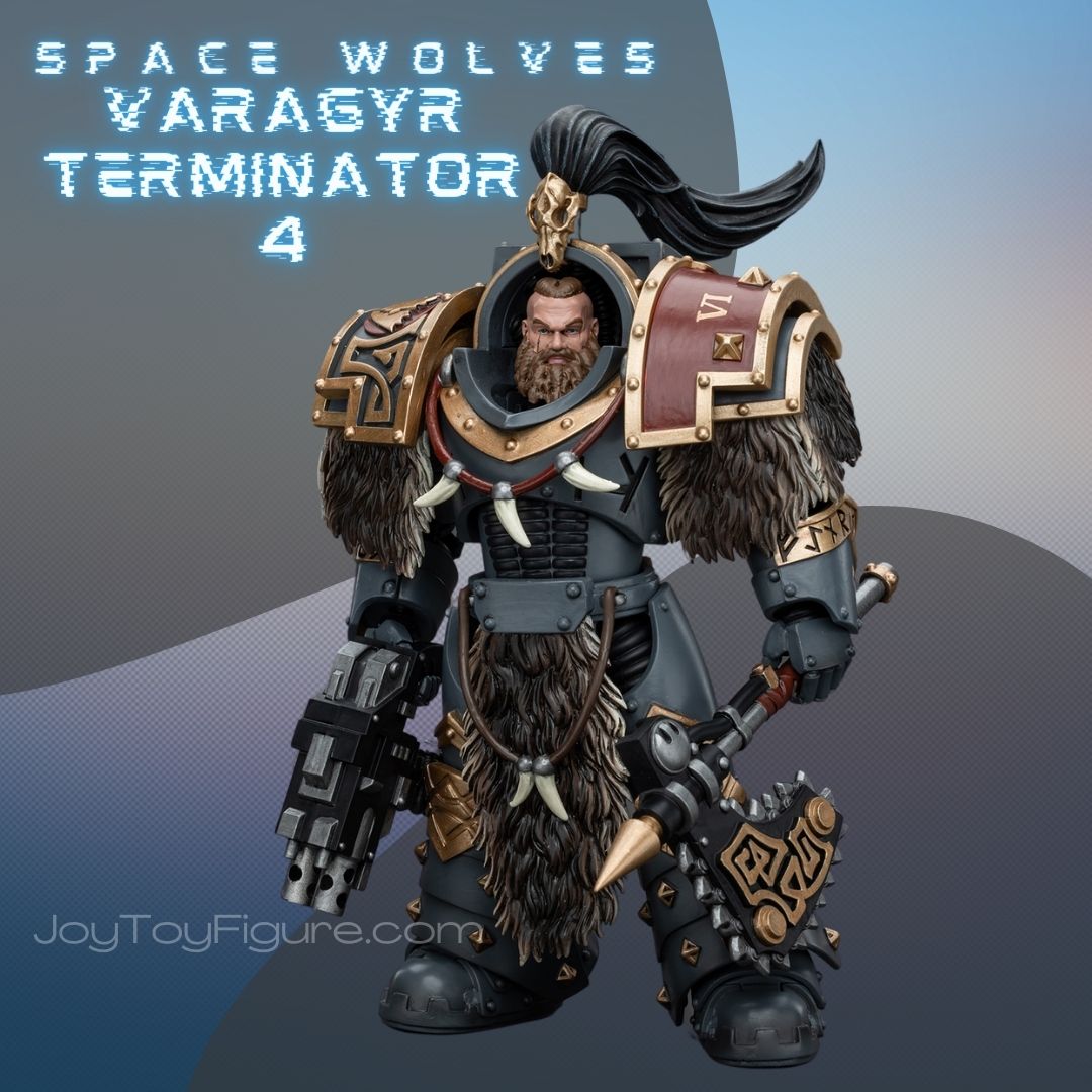 JoyToy WH40K Space Wolves Varagyr Wolf Guard Squad