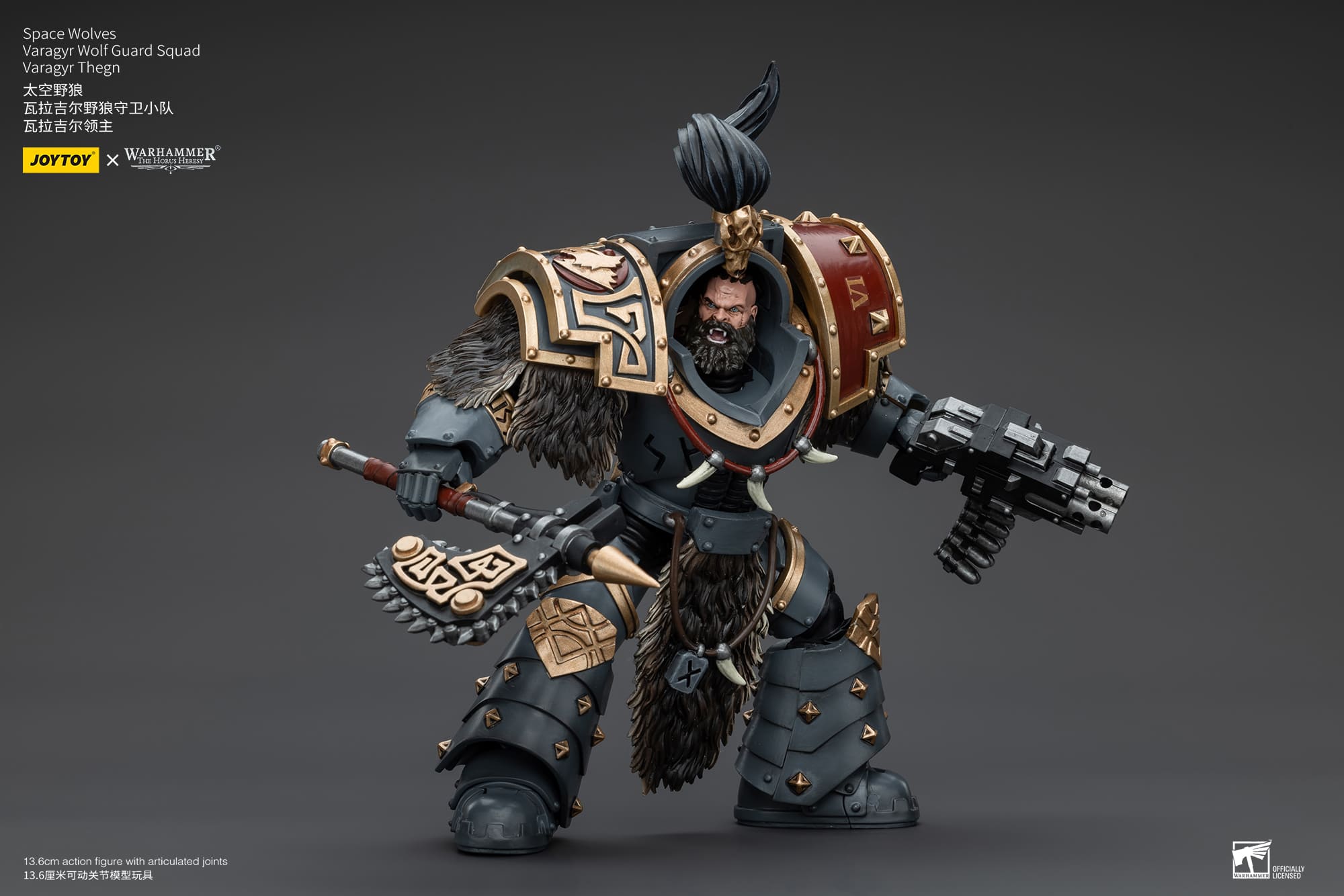 JoyToy WH40K Space Wolves Varagyr Wolf Guard Squad Varagyr Thegn