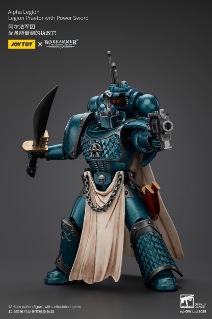JoyToy WH40K The Horus Heresy Alpha Legion Legion Praetor with Power Sword