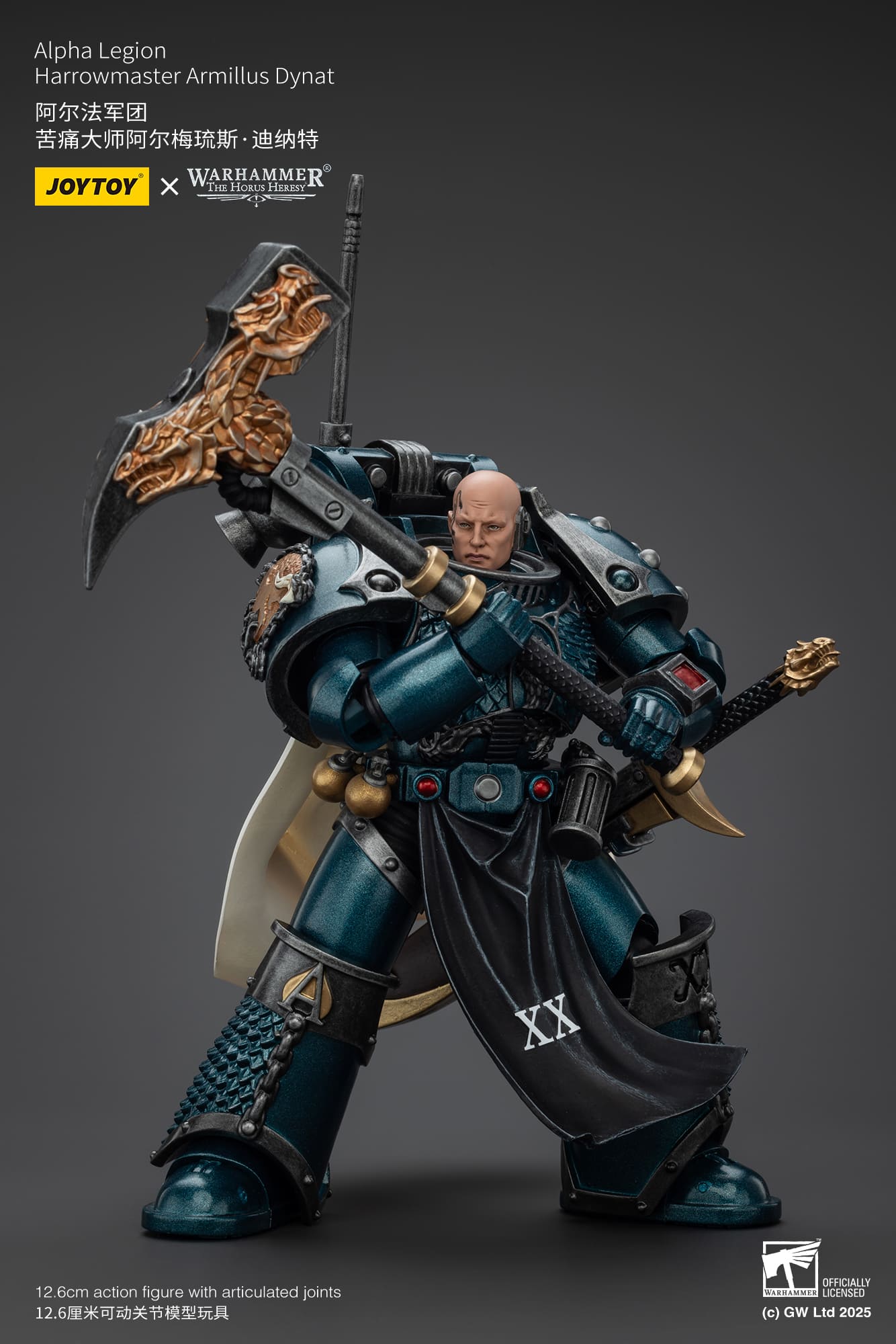 JoyToy WH40K The Horus Heresy Alpha Legion Harrowmaster Armillus Dynat