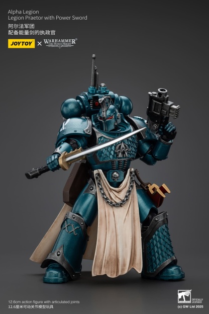JoyToy WH40K The Horus Heresy Alpha Legion Legion Praetor with Power Sword