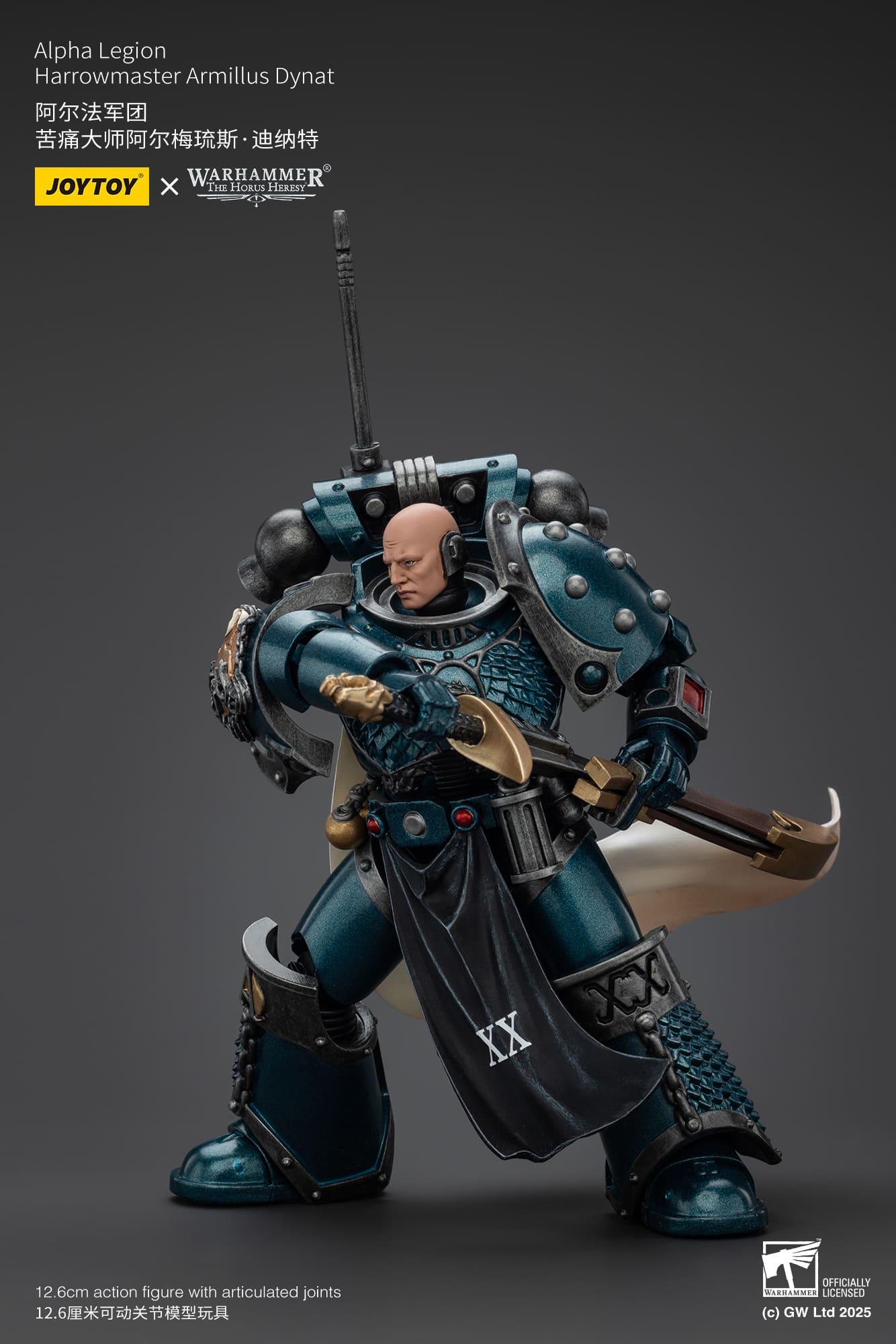 JoyToy WH40K The Horus Heresy Alpha Legion Harrowmaster Armillus Dynat