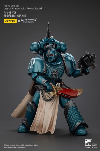 JoyToy WH40K The Horus Heresy Alpha Legion Legion Praetor with Power Sword