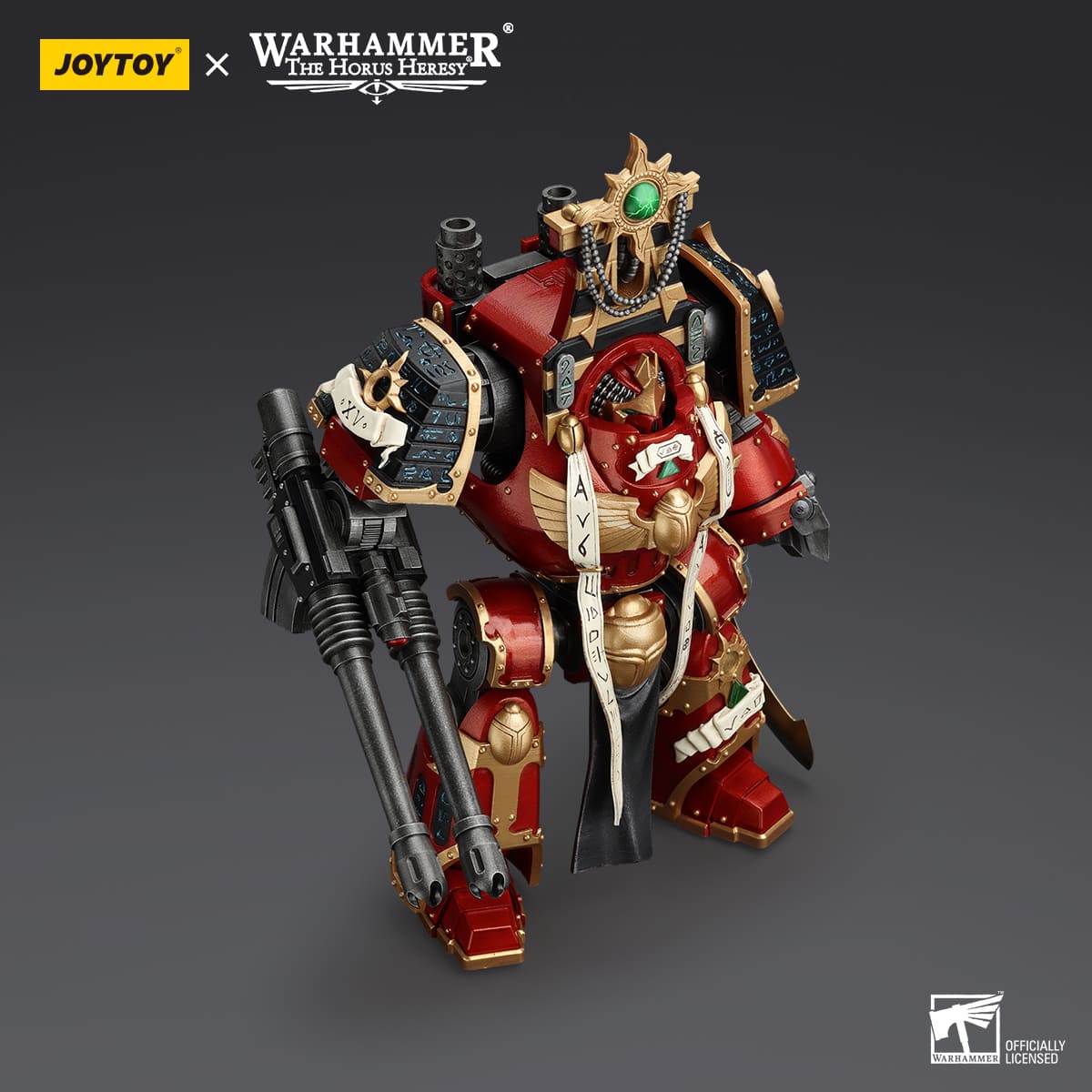 JoyToy WH40K Thousand Sons Contemptor-Osiron Dreadnought With Gravis Force Blade And Gravis Autocannon